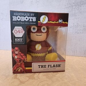 New RETIRED Handmade by Robots, DC The Flash Vinyl Figure,  Knit Series #049